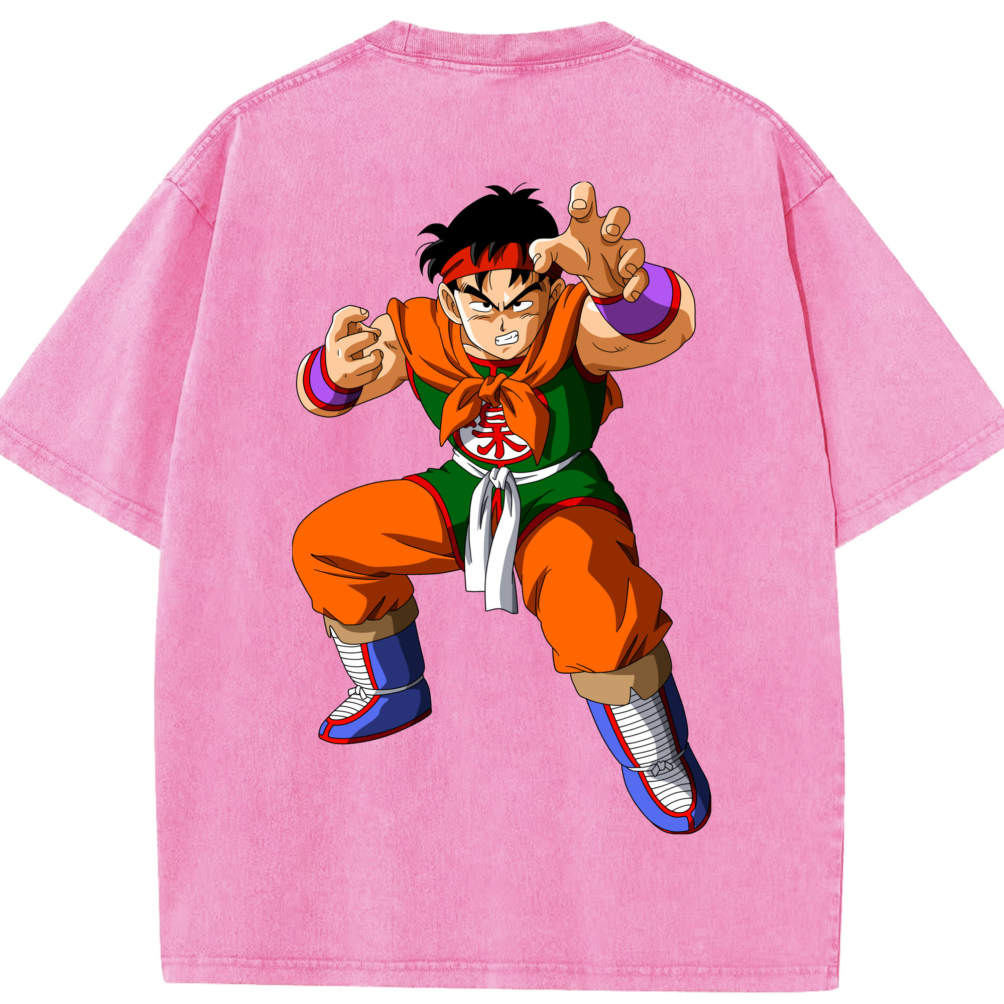 （画像用） ドラゴンボール DRAGON BALL 綿100% ヴィンテージ風 半袖Tシャツ（背面プリント）